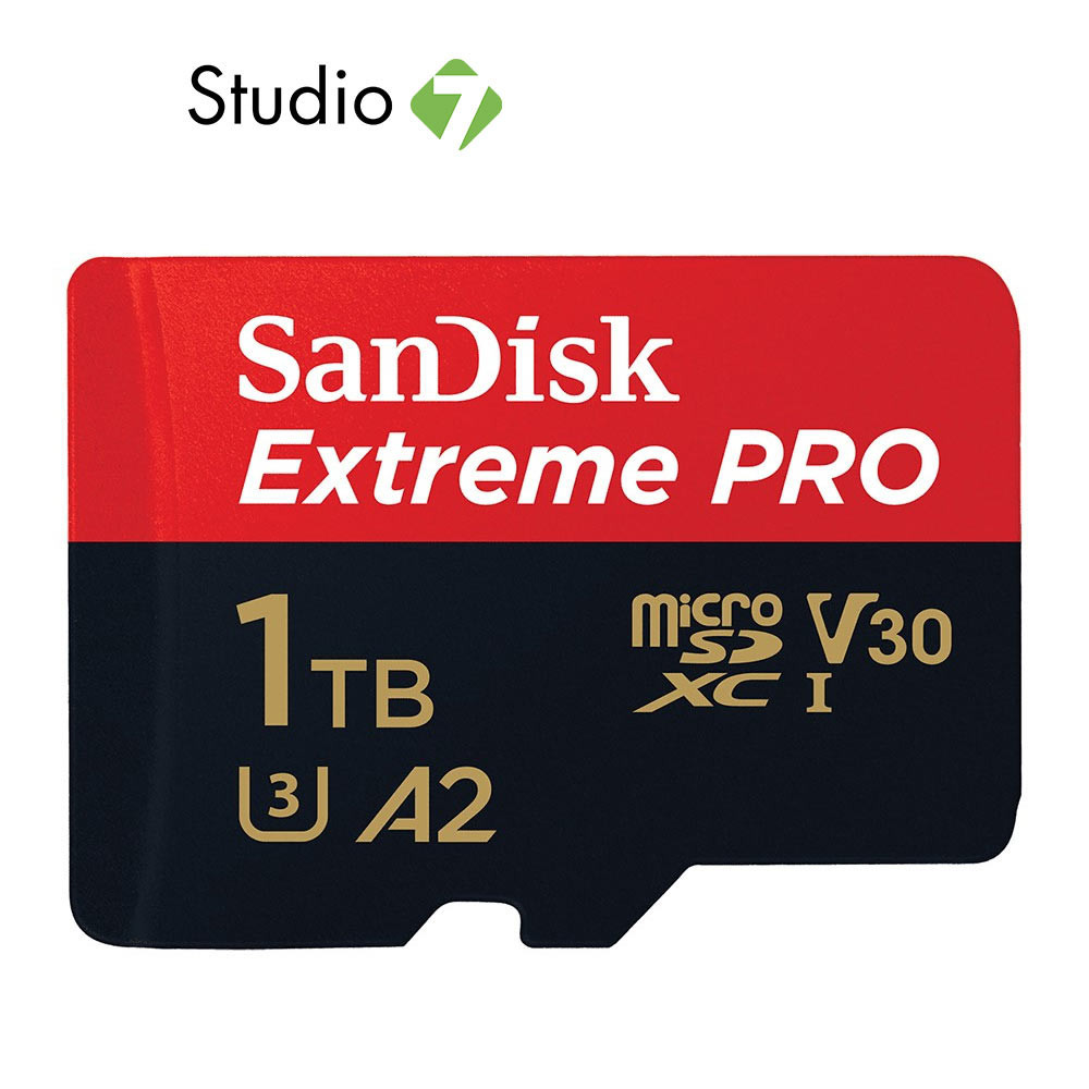 เมมโมรี่การ์ด SanDisk Extreme Pro microSDXC V30 U3 C10 A2 by Studio7