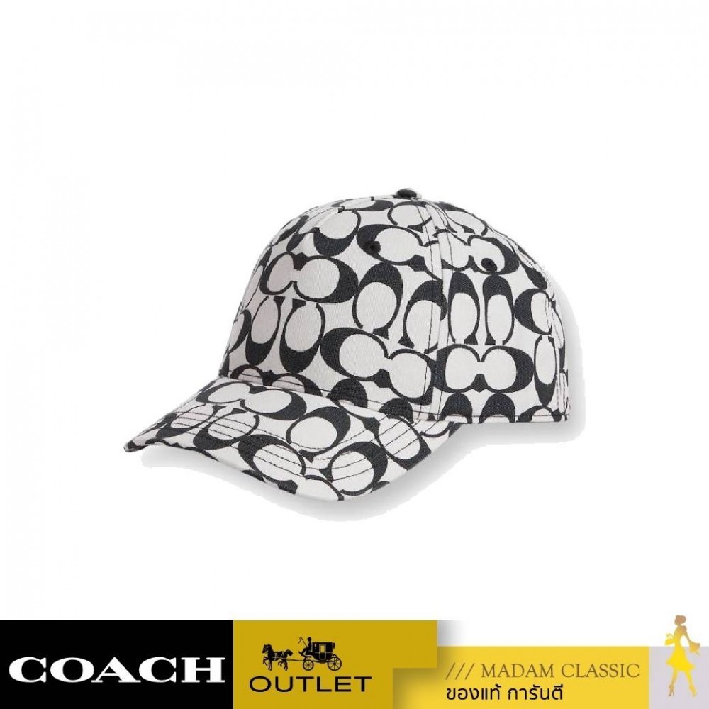 ของแท้ 💯% หมวก COACH CP355 SIGNATURE BASEBALL HAT (WH6)