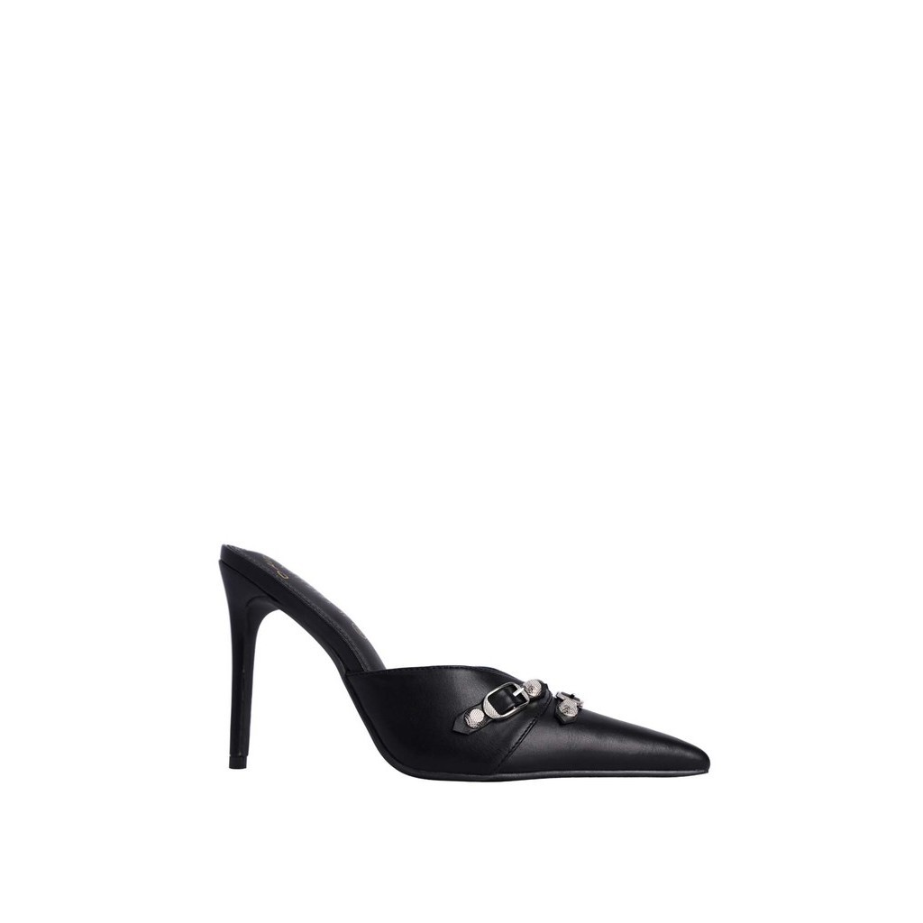 Villains SF VERONICA Mule Heels รองเท้าส้นสูงเปิดส้นผู้หญิง ส้นสูง 4.7"