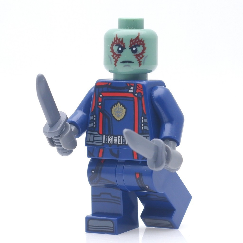 LEGO Marvel Drax Dark Blue Suit *new