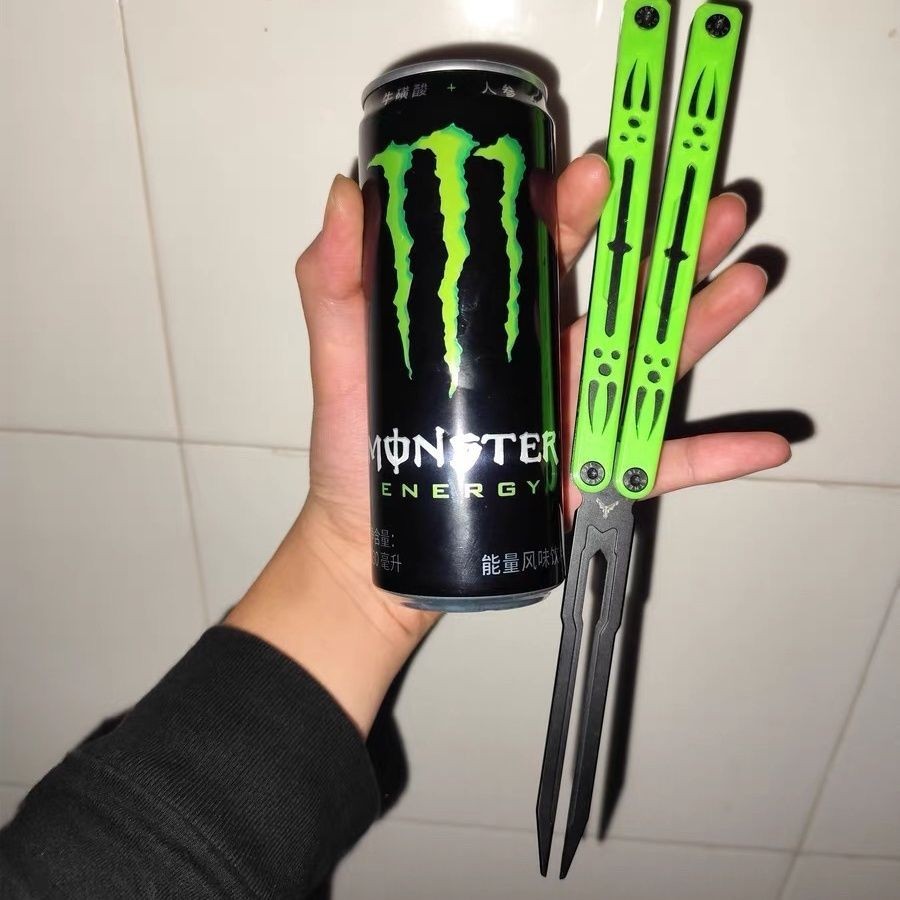 มีดบาลิซอง มีดควงของเล่น มีดควง มีดซ้อม YY Ether Green SE V2 G10 สำหรับซ้อมควง อย่างดี Balison อลูมิ