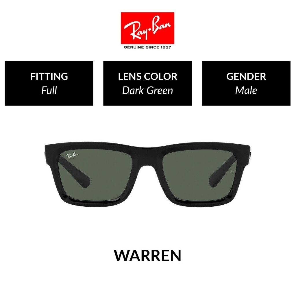 RAY-BAN WARREN - RB4396F 667771 - Sunglasses แว่นกันแดด