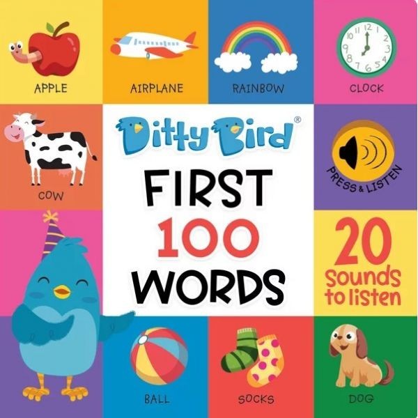 หนังสืออังกฤษใหม่ DITTY BIRD FIRST 100 WORDS