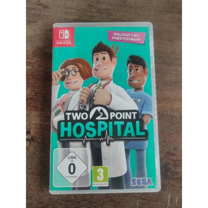 แผ่นเกมส์ Nintendo switch Twopoint hospital มือสอง