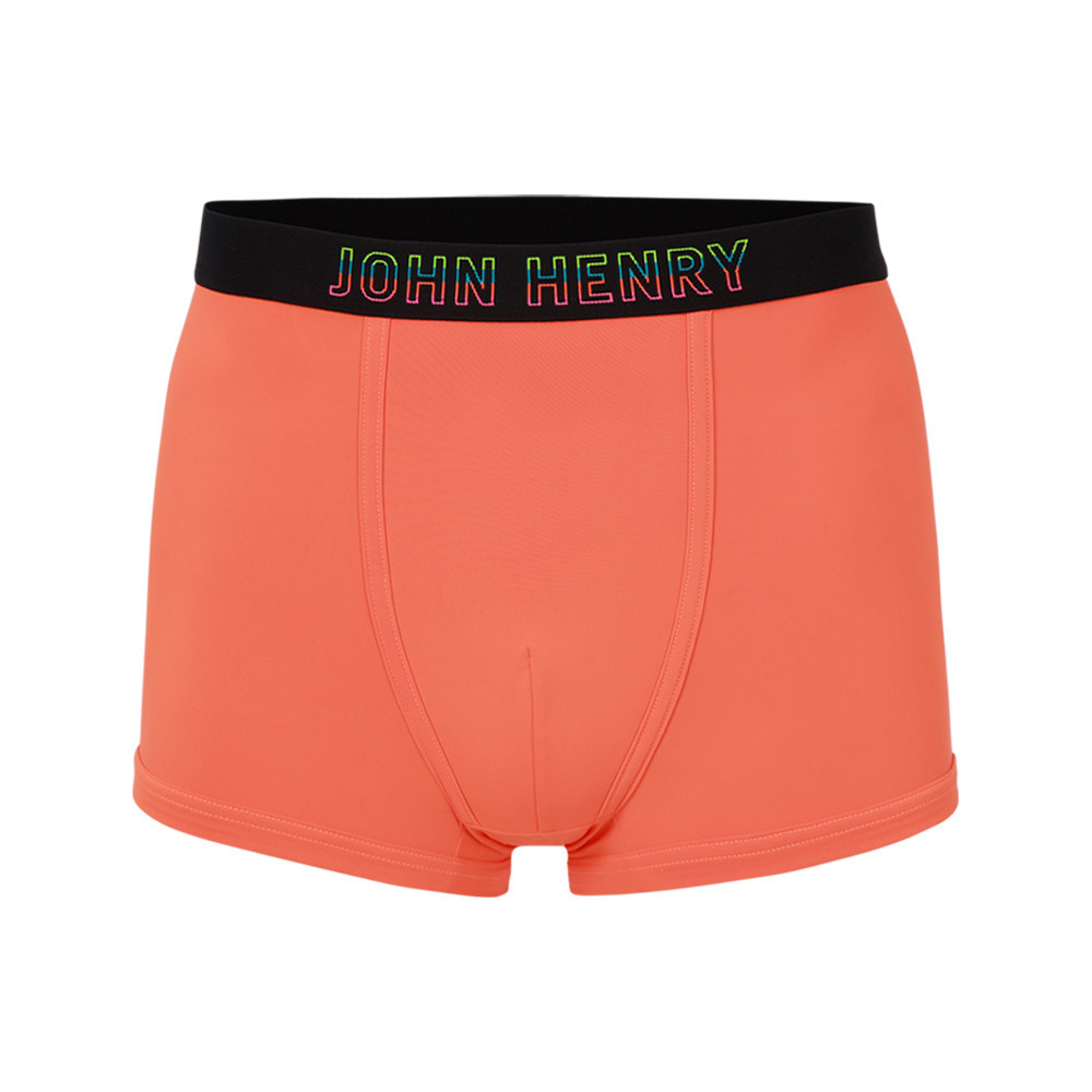 JOHN HENRY UNDERWEAR Neon กางเกงชั้นในผู้ชาย ทรงบ๊อกเซอร์ บรี๊ฟ รุ่น JU JU3NE303 สีส้ม