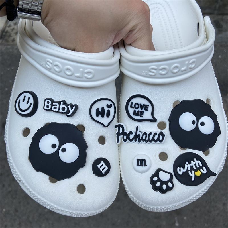 DIY🔥จิ๊บบิทตัวติดรองเท้ามีรู crocs รูปแบบการ์ตูน
