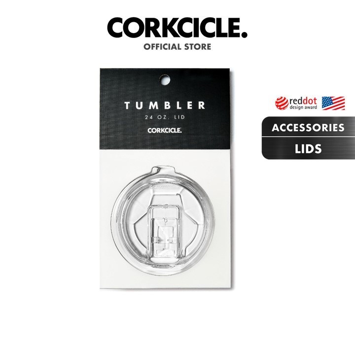 CORKCICLE : ฝาแก้วน้ำ 24OZ TUMBLER CLEAR LID