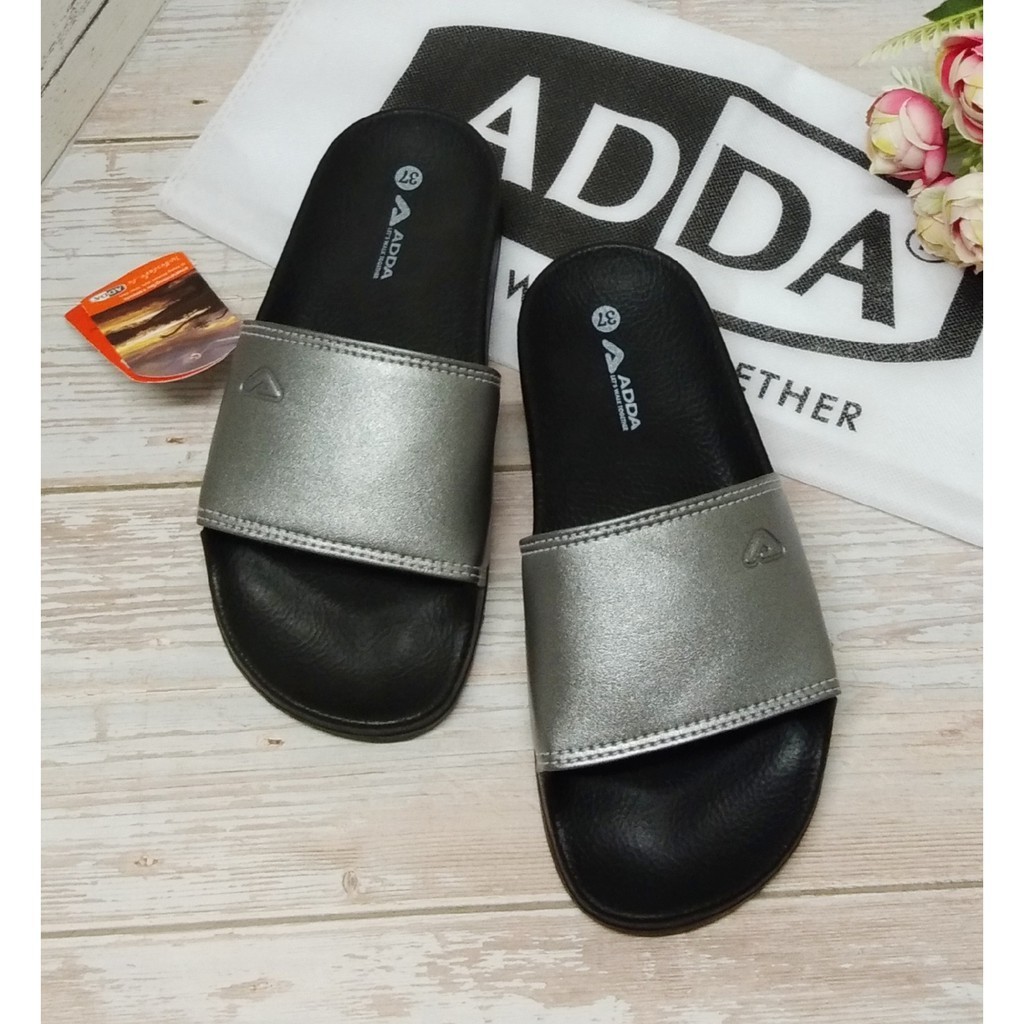 🔥ADDA 7AD06 รองเท้าแตะลำลอง S รองเท้าผู้หญิง ทรง ใส่สบาย พื้นนุ่ม สไตล์วินเทจ ไซส์ 37-40 สี น้ำตาล ขาว ชมพู เทา MyShoes - รูปที่ 3