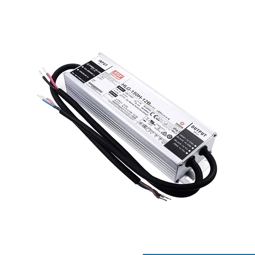 MEAN WELL แหล่งจ่ายไฟสลับ LED-12B/15B/20B/24B//HLG-150H/54B/48B/42B
