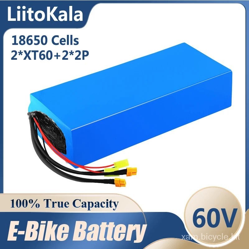 LiitoKala 60V Ebike แบตเตอรี่20Ah 30Ah 40Ah 50Ah แบตเตอรี่ลิเธียมไอออนแบตเตอรี่จักรยานไฟฟ้า60V แบตเตอรี่สกู๊ตเตอร์ไฟฟ้า5