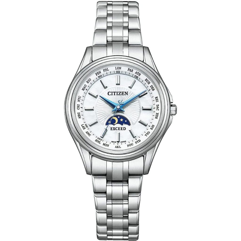 Jdm Watch Citizen Star Exceed Series Ee1010-62W นาฬิกาข้อมือ พลังงานแสงอาทิตย์ สําหรับสตรี ครบรอบ 45 ปี
