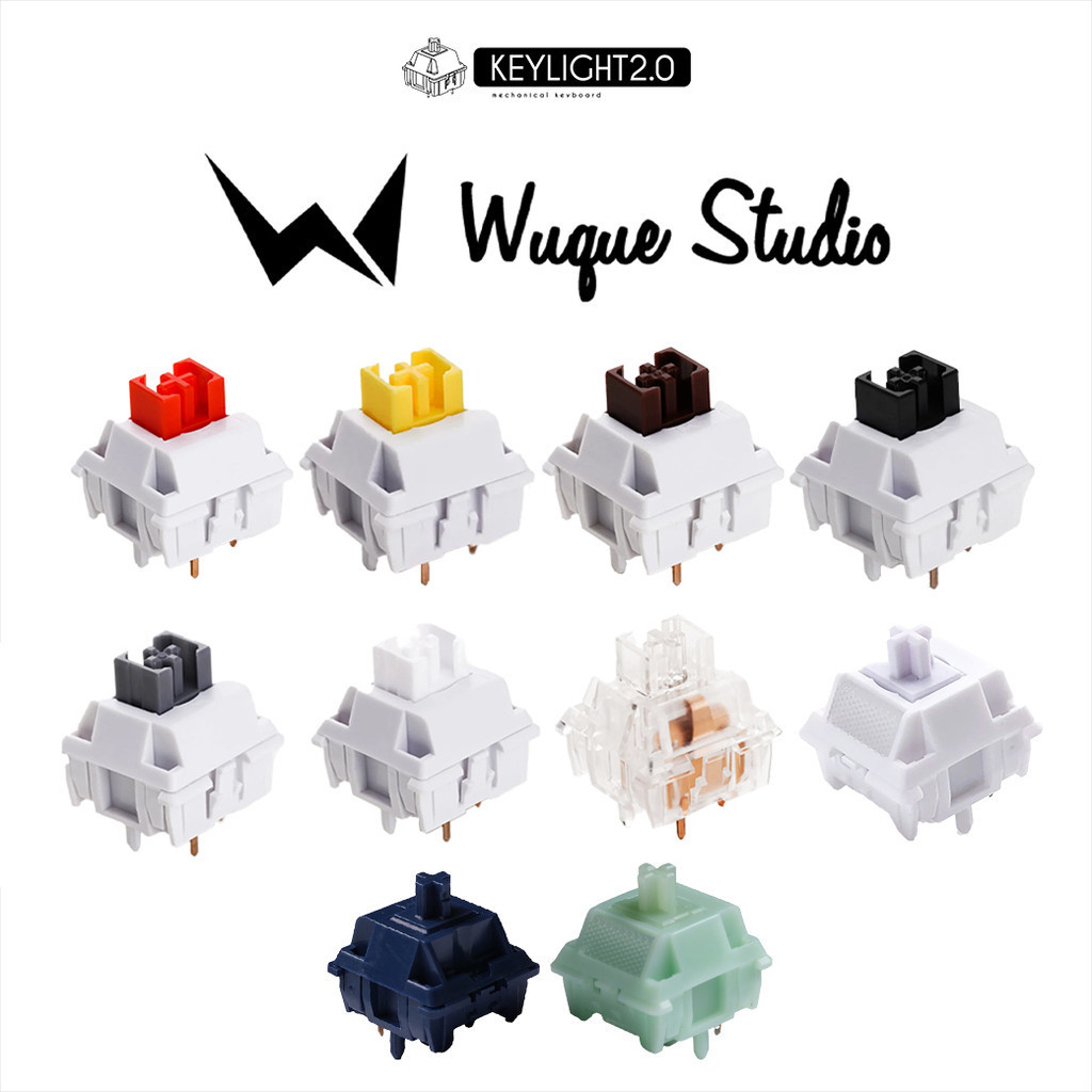 WS Switch Series By Wuque Studio | Factory Lube สวิตช์คีย์บอร์ด (1 ตัว)