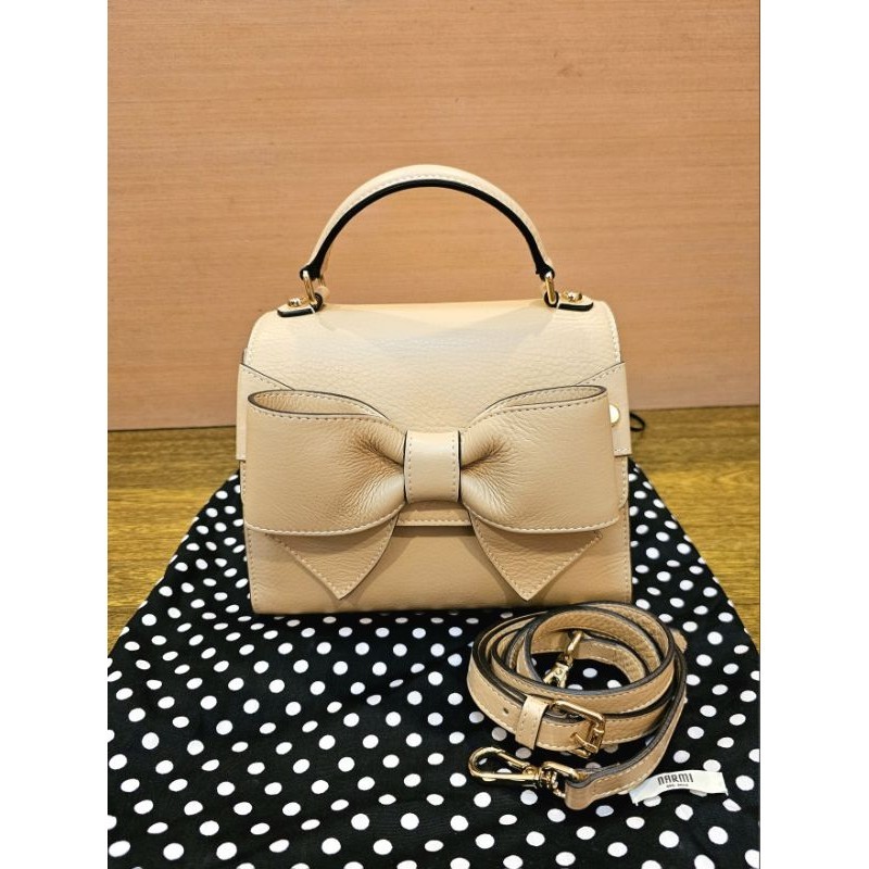 (Used) Narmi Bag Big Bow - Beige