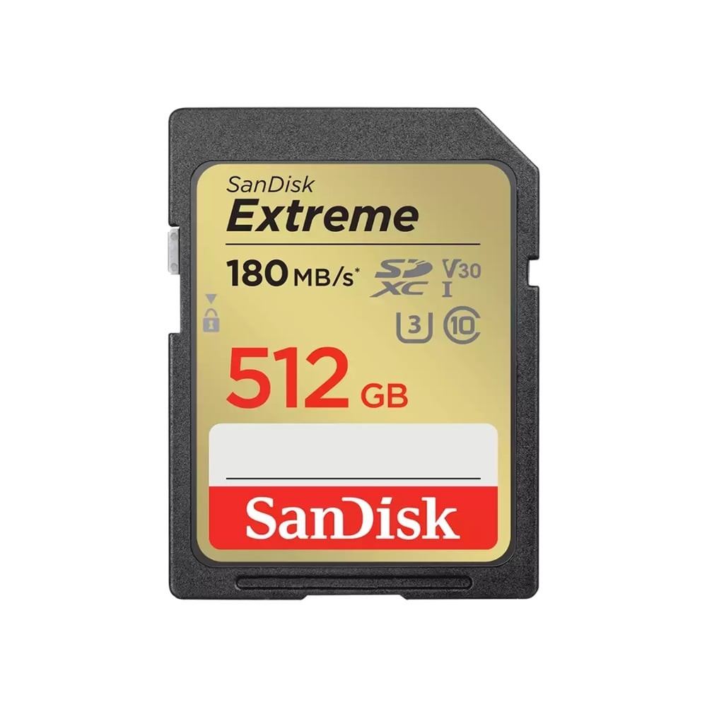 512 GB SD CARD SANDISK EXTREME SD UHS-I CARD (SDSDXVV-512G-GNCIN)