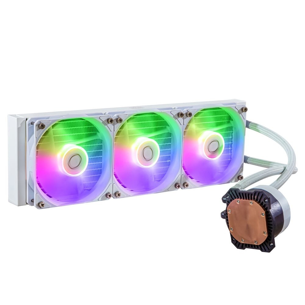 CPU LIQUID COOLER COOLER MASTER MASTERLIQUID 360L CORE ARGB (WHITE)