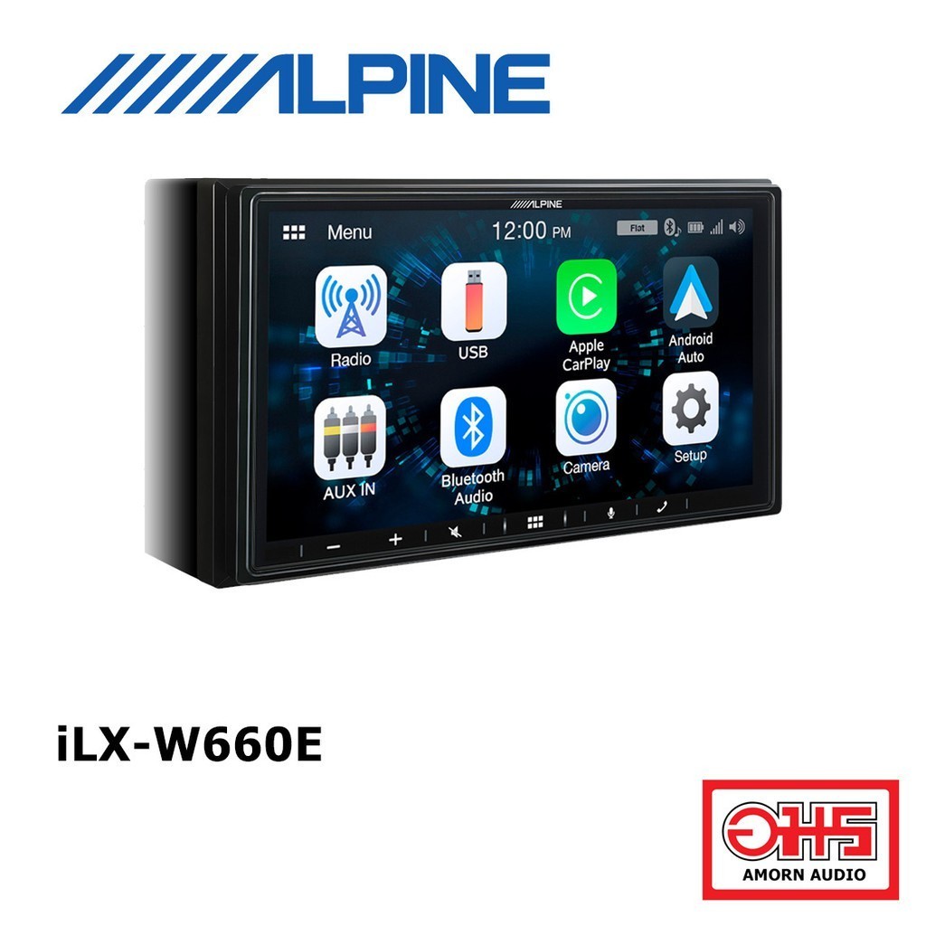 ALPINE iLX-W660E วิทยุ รถยนต์ 2din 7" มาพร้อมกับ Apple CarPlay และ Android Auto