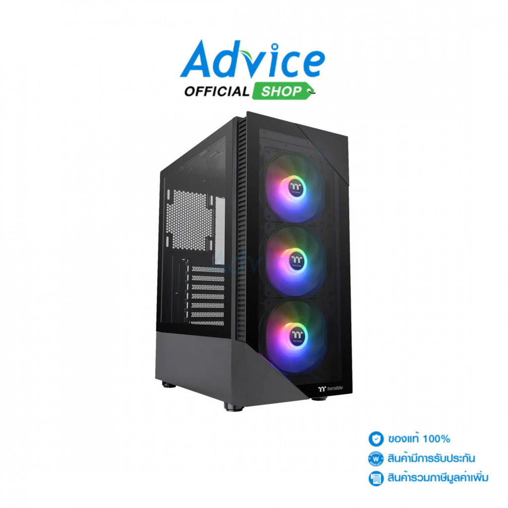 THERMALTAKE ATX CASE (NP) VIEW 200 TG ARGB BLACK (CA-1X3-00M1WN-01) - A0157920