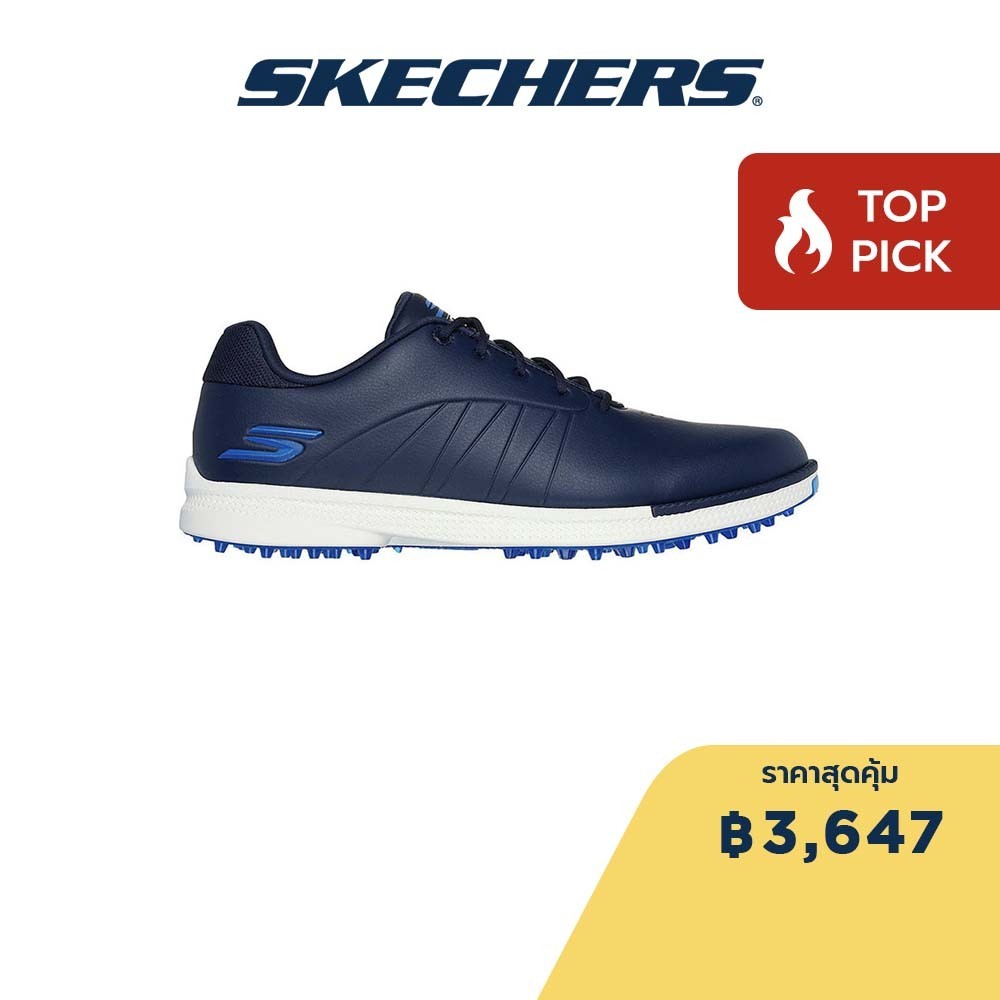 Skechers สเก็ตเชอร์ส รองเท้ากอล์ฟผู้ชาย Men GO Golf Tempo GF Golfing Shoes - 214099-NVBL