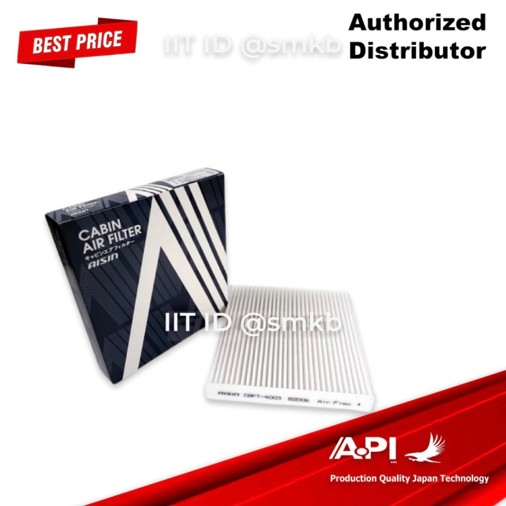 Aisin กรองแอร์ Toyota Altis Vios Yaris Vigo Fortuner Innova Avanza Camry วีออส ยาริส CBFT-4003