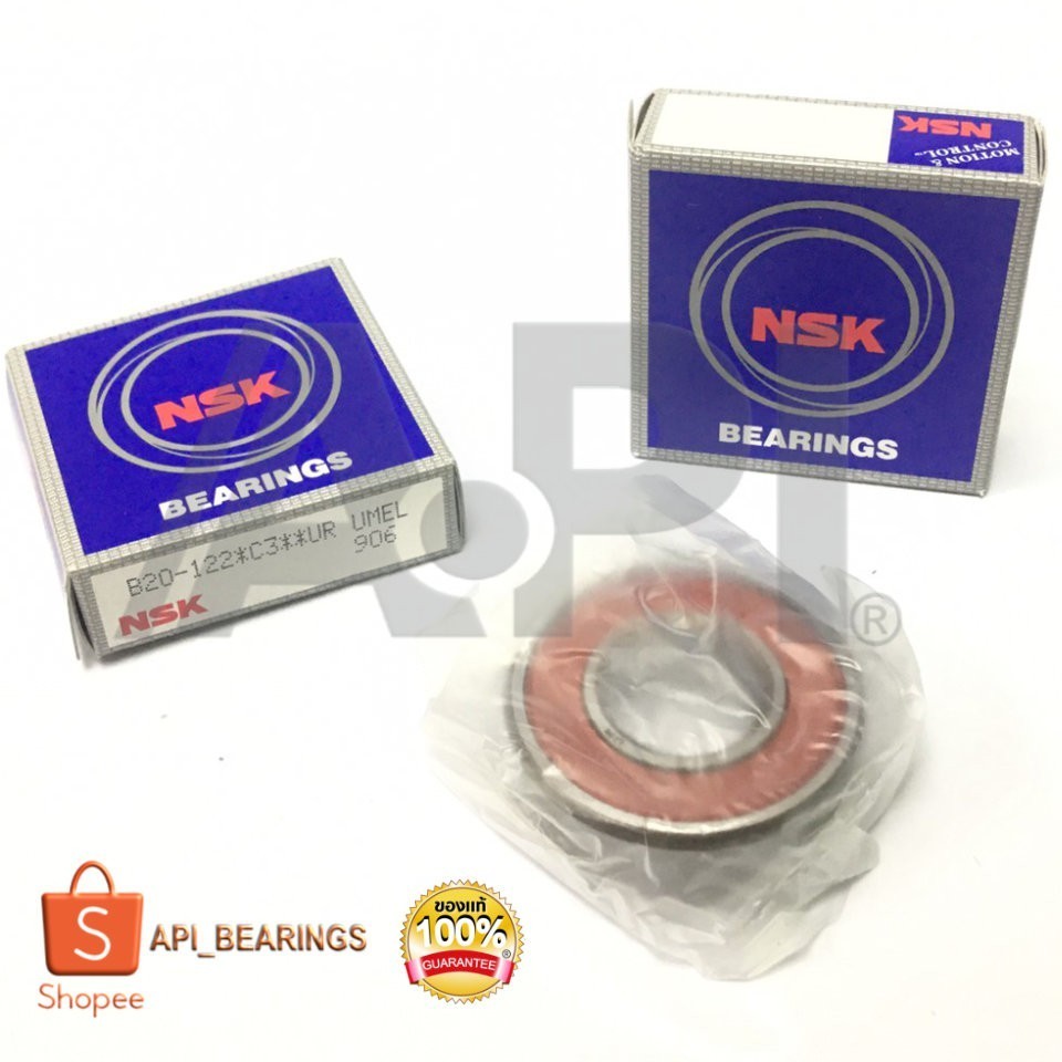 NSK B20-122UR แบริ่งราวเกียร์ Isuzu อีซูซุ TFR Bearings ขนาด: 20*47*16 มม. 20x47x16 mm  B20-122