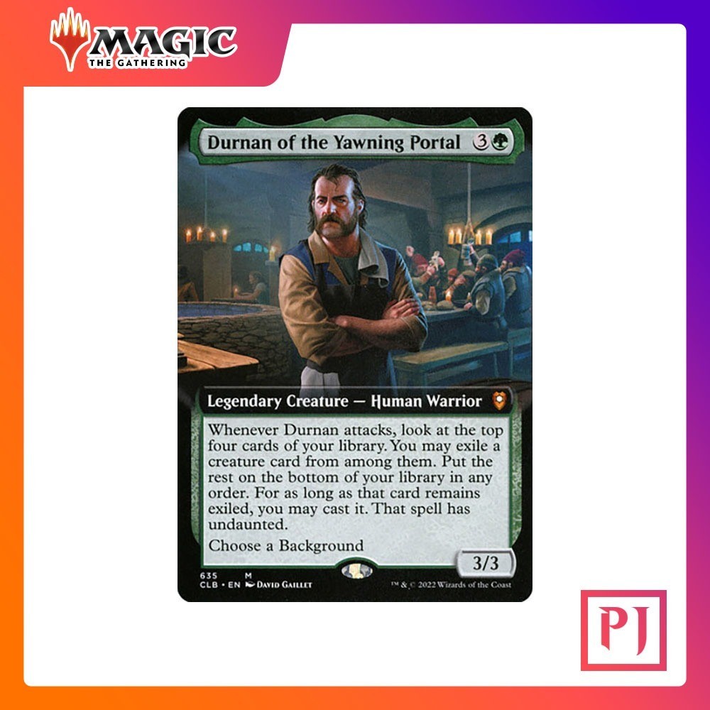 [MTG] Durnan of the Yawning Portal (Extended Art) [CLB] [GREEN] [MYTHIC] [NORMAL] [ENG] (Magic the G