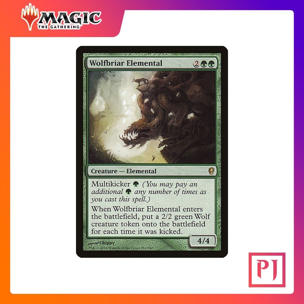 [MTG] Wolfbriar Elemental [CNS] [GREEN] [RARE] [NORMAL] [ENG] (การ์ดเมจิค / Magic the Gathering)