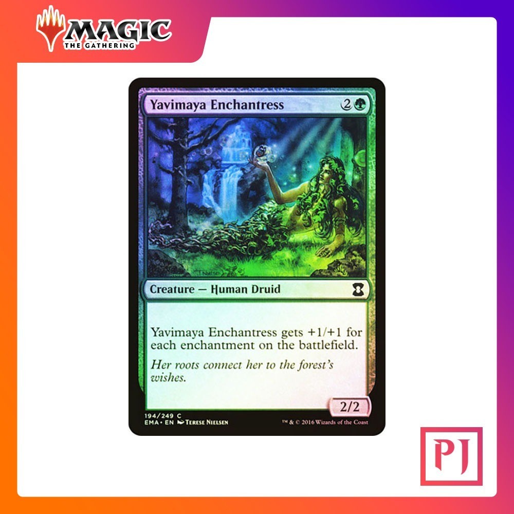 [MTG] Yavimaya Enchantress [EMA] [GREEN] [COMMON] [FOIL] [ENG] (การ์ดเมจิค / Magic the Gathering)