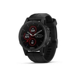 GARMIN - Smart Watch (42 mm, Black) Fenix 5S Plus ;