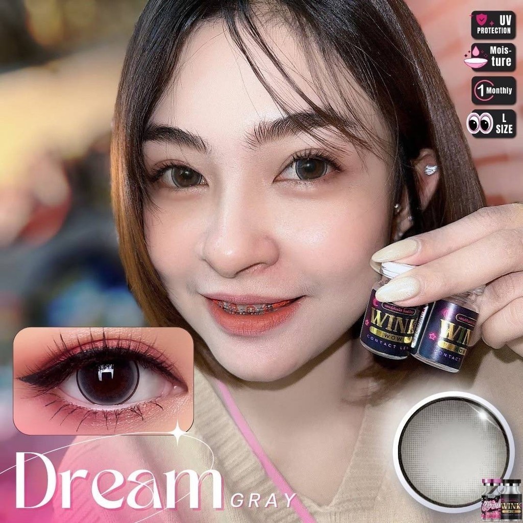 **มีค่าสายตา** Dream-wink-คอนแทคเลนส์รายเดือนเลนส์ตาโต ราคา ถูกที่สุด ดีลบีเคเค แกลเลอรีภาพที่ 6