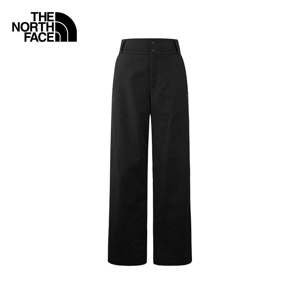 THE NORTH FACE WOMEN HIGH WAIST WIDE LEG PANT - AP - TNF BLACK กางเกงขายาว