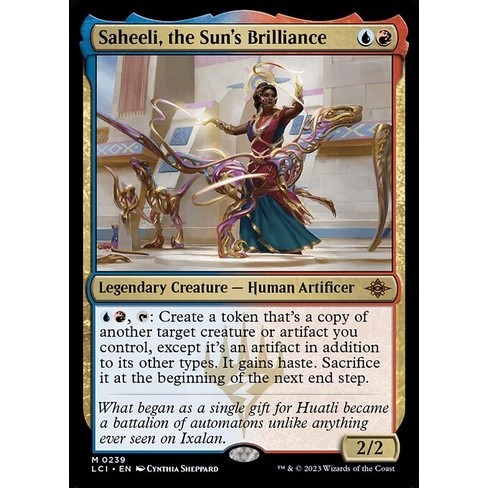 The Lost Caverns of Ixalan ( M )Saheeli, the Sun's Brilliance