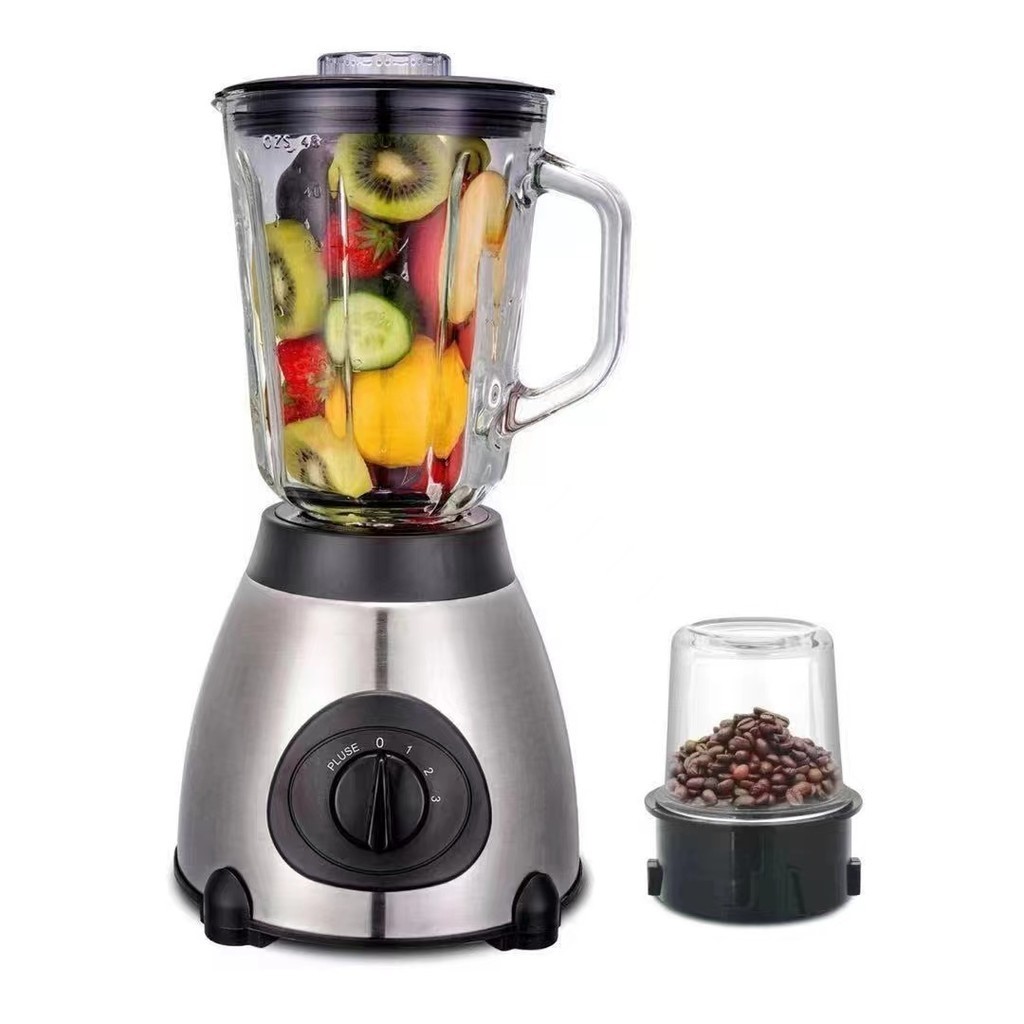 Stainless steel glass grinder multifunctional home kitchen appliances electric fruit smoothie mixer food juicers and ble