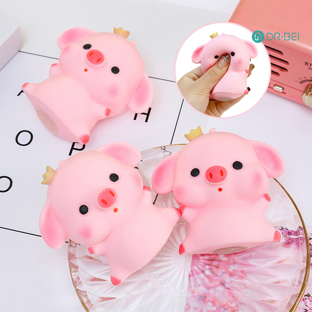 ของเล่นบีบ รูปหมูน่ารัก คลายเครียด สําหรับเด็ก และผู้ใหญ่