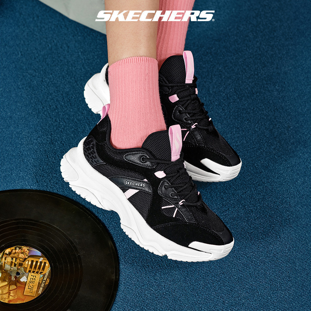 Skechers สเก็ตเชอร์ส รองเท้า ผู้หญิง Street Moonhiker Shoes - 177591-BKPK