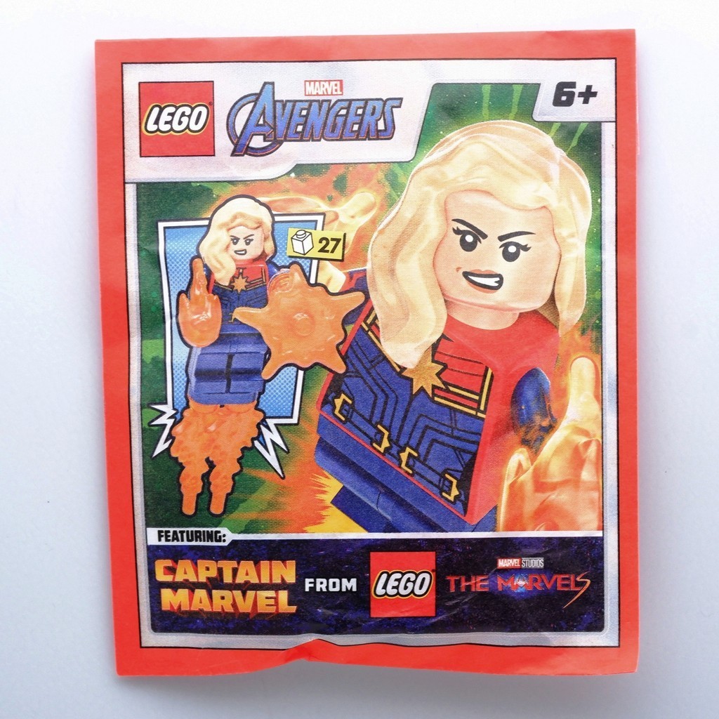 Lego Captain Marvel paper bag Polybag