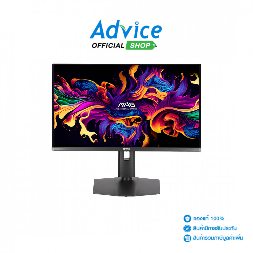 MSI MONITOR (จอคอม) 27  MAG 271QPX QD-OLED (OLED, HDMI, DP, USB-C) 360HZ FREESYNC - A0159199