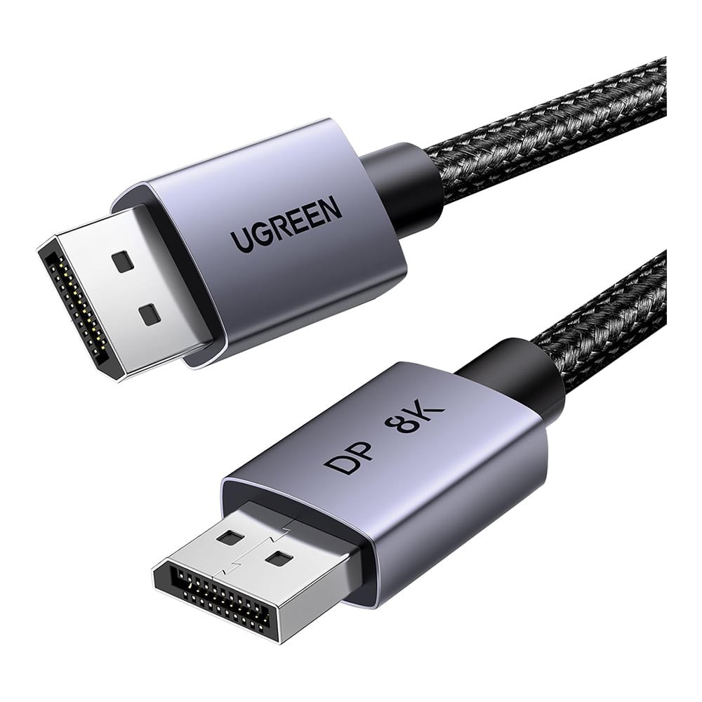 DISPLAYPORT CABLE (สายดิสเพลย์พอร์ต) UGREEN DP120 DISPLAYPORT 8K CABLE 2M (25905)