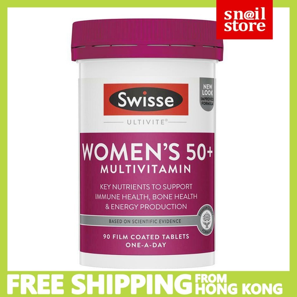 Swisse Ultivite Women's 50+ years multivitamin (EXP 2027) 90 tablets วิตามินรวมสำหรับผู้หญิงอายุ 50 