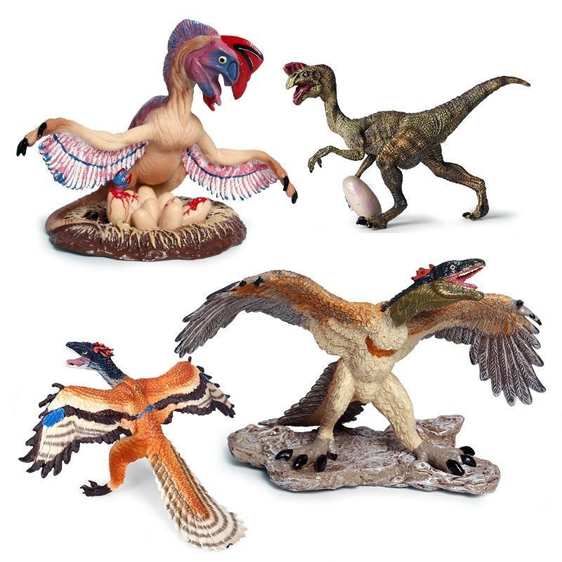 Science and Education Simulation Animal Dinosaur Model Decoration Plastic Arc Teryx Oviraptor Pachycephalosaurus Dinosau