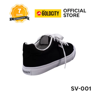 GOLDCITY รองเท้าผ้าใบ แฟชั่น แบบผูกเชือก UNISEX ใส่สบาย น้ำหนักเบา กันลื่น (37-45) รุ่น SV001