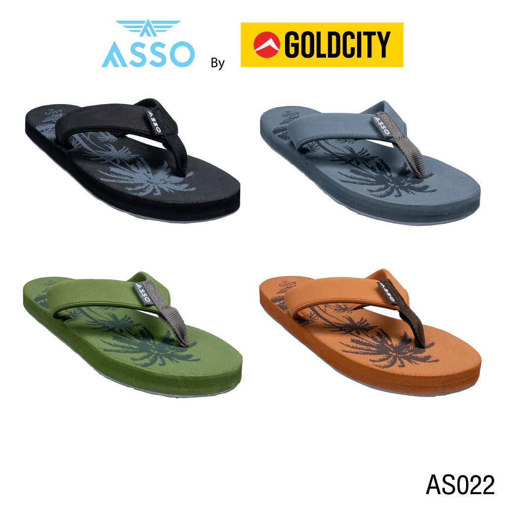 GOLDCITY รองเท้าแตะ แบบหนีบ UNISEX ใส่สบาย น้ำหนักเบา กันลื่น (37-45) รุ่น AS022