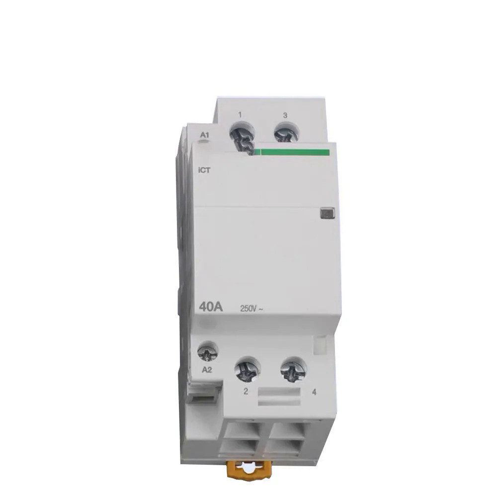ต้นฉบับใหม่ ICT 2P 4P สำหรับชไนเดอร์ครัวเรือน AC คอนแทค ICT 25A 2P 2NO โมดูลาร์4P ไม่มี16A/40A/63A