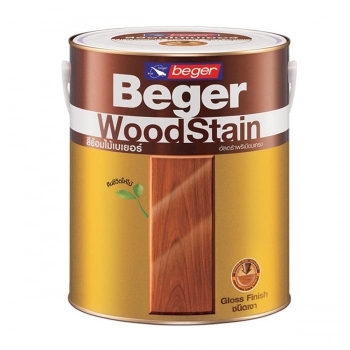 Beger สีย้อมไม้ เงา Beger Woodstain G1901 Golden Teak (กล)