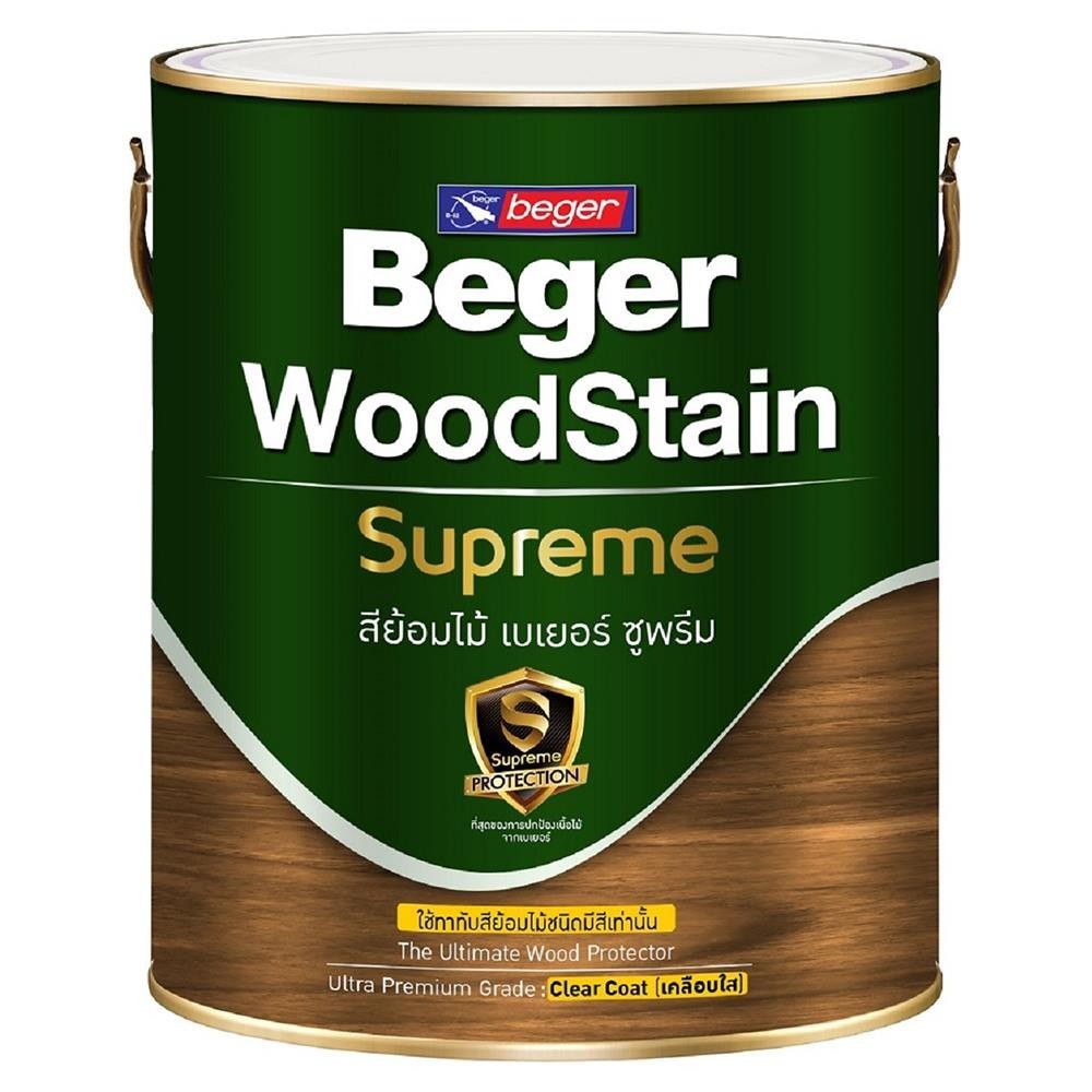 สีย้อมไม้ ใสเงา Beger Woodstain Supreme C9302 Clear Matt (กล) BEGER