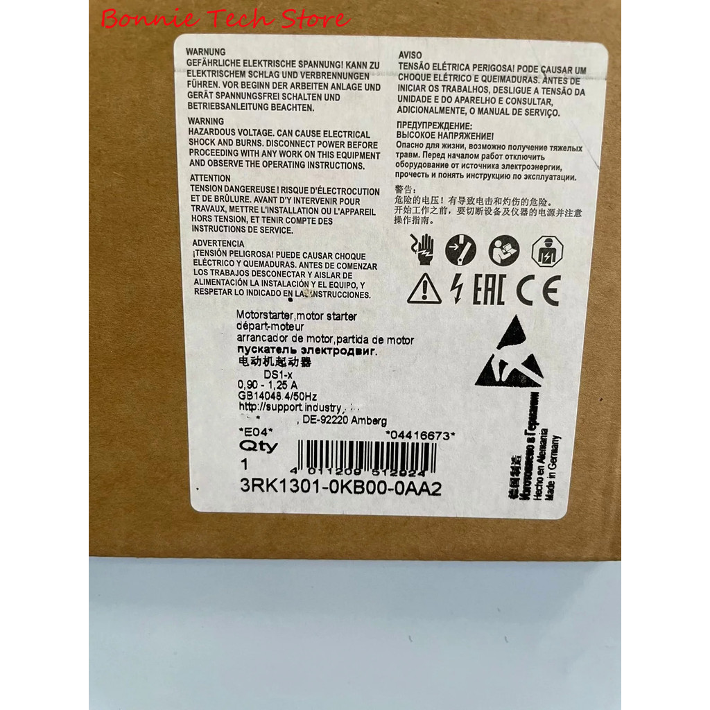 3RK1301-0KB00-0AA2สำหรับ Siemens DS1-X สำหรับ ET 200S Standard DOL Starter