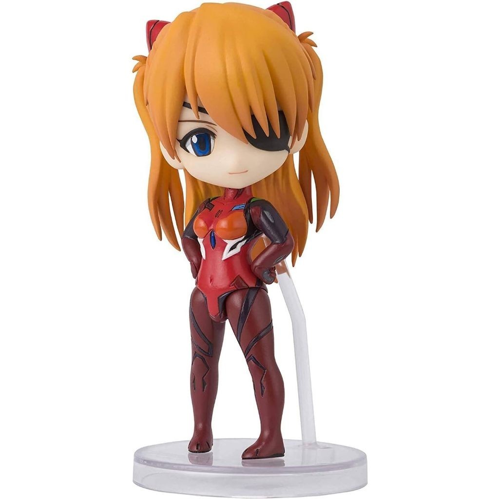 BANDAI SPIRITS Figuarts mini evangelion Shikinami Asuka Langley Approximately 90mm Made of PVC&amp;ABS Painted movable figure 【Direct from Japan】