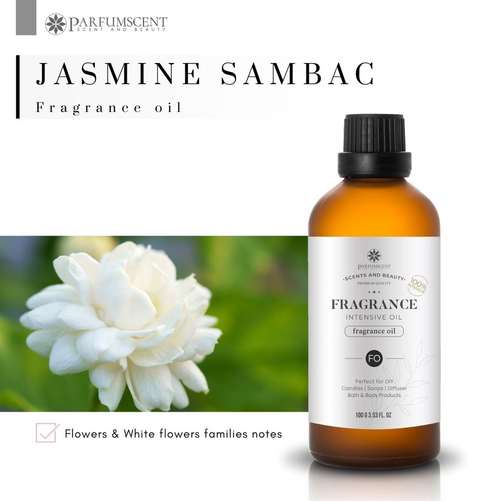 PARFUMSCENT หัวน้ำหอม Jasmine Sambac Fragrance Oil