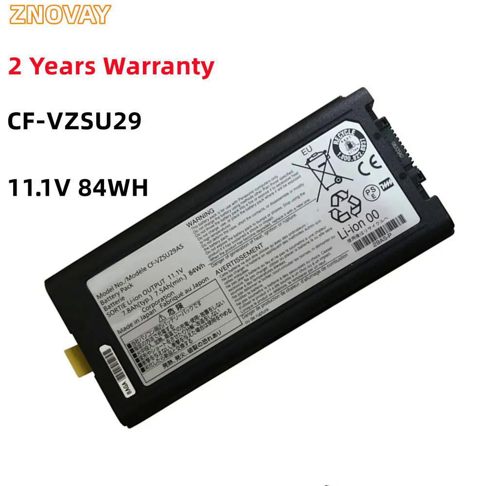 11.1V 84WH CF-VZSU29 VZSU29U VZSU29A VZSU29AU Laptop Battery For Panasonic Toughbook -51 -52 CF-29 C