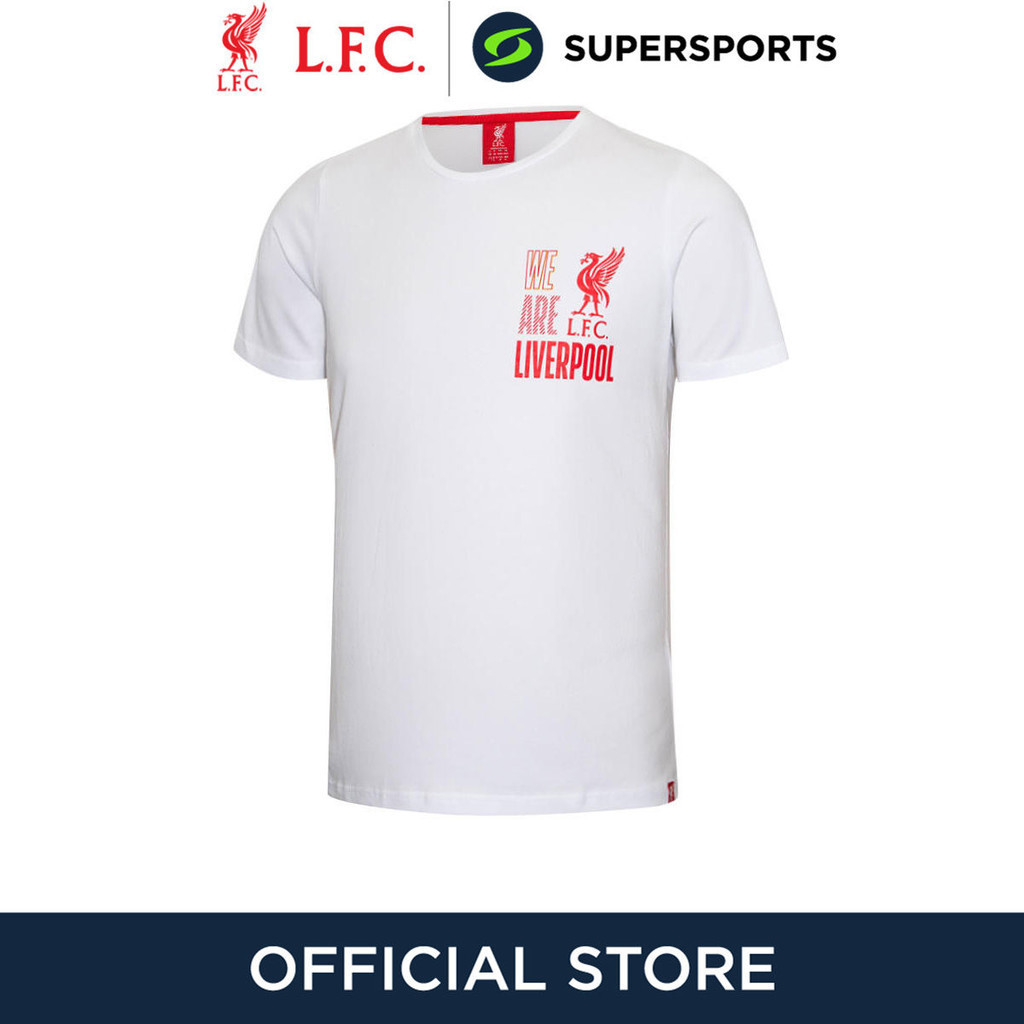 LIVERPOOL FOOTBALL CLUB Crest Logo เสื้อยืดฟุตบอลผู้ชาย