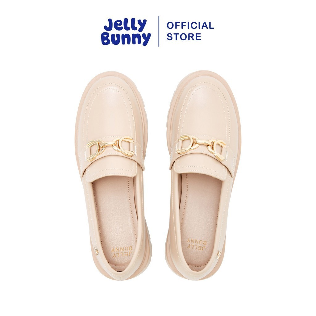 JELLY BUNNY รองเท้าแพลทฟอร์มผู้หญิง Caden  Beige รุ่น B24WLLI001